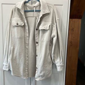 Free People Ruby jacket, sand color in size small